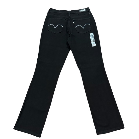 Levi’s 505 Women’s Denim Black Straight Leg Jeans Size 28 NWT - Picture 2 of 8